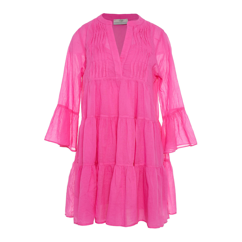 Neon Short Dress Fushia