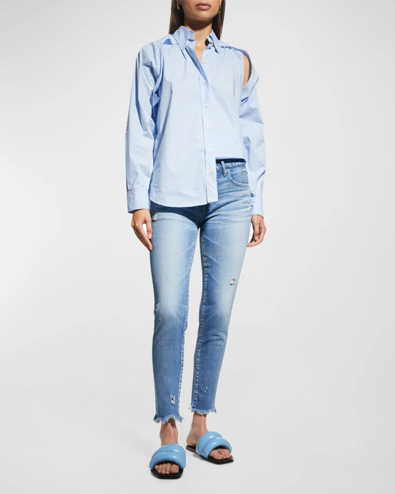 Diana Skinny Long in Light Blue