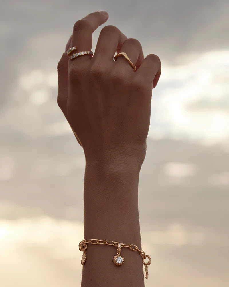 Gold Endless Tides Ring