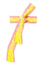 Handwoven Belt Candy Pink Neon Yellow