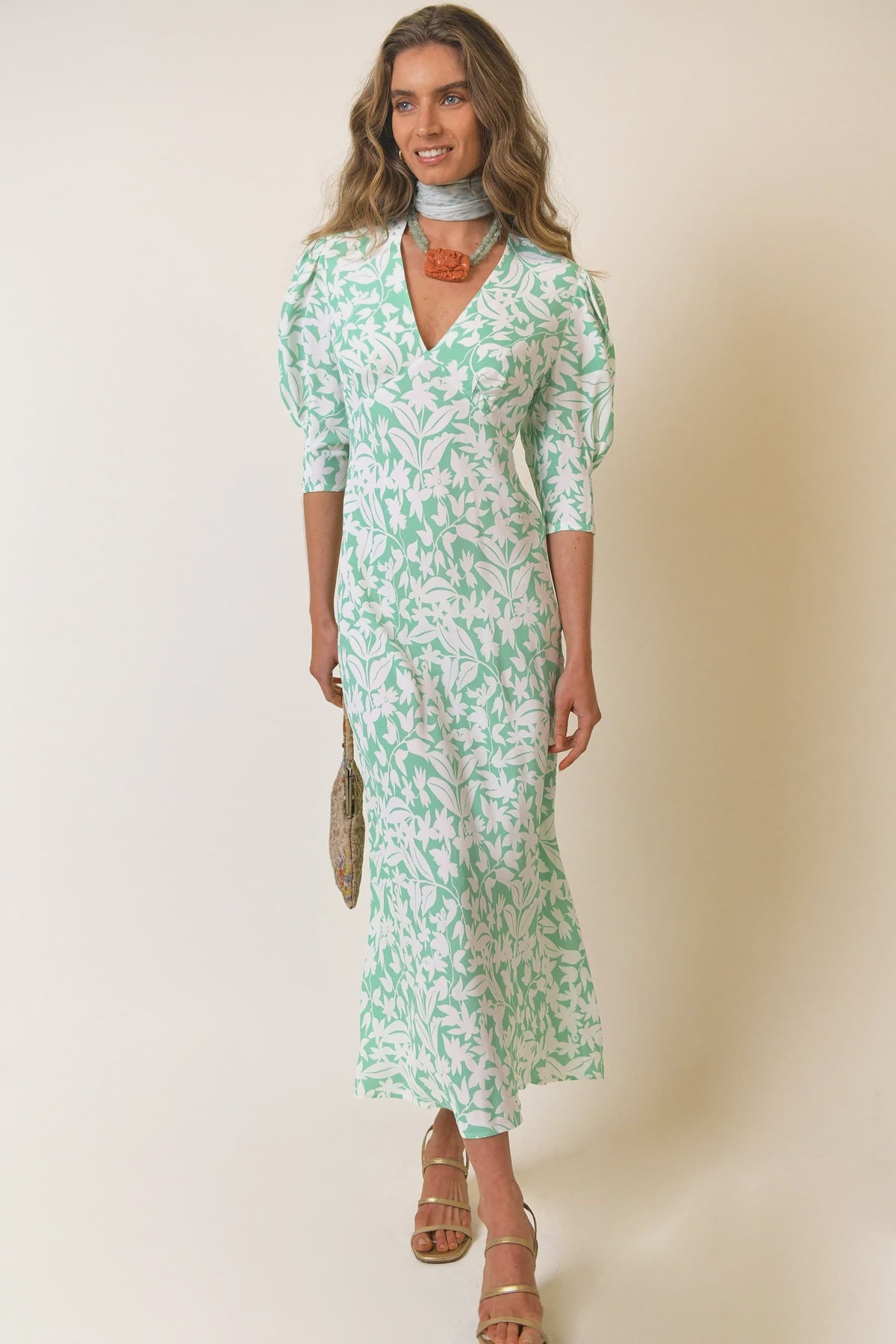 Zadie Dress Green Palm Toscani Australia