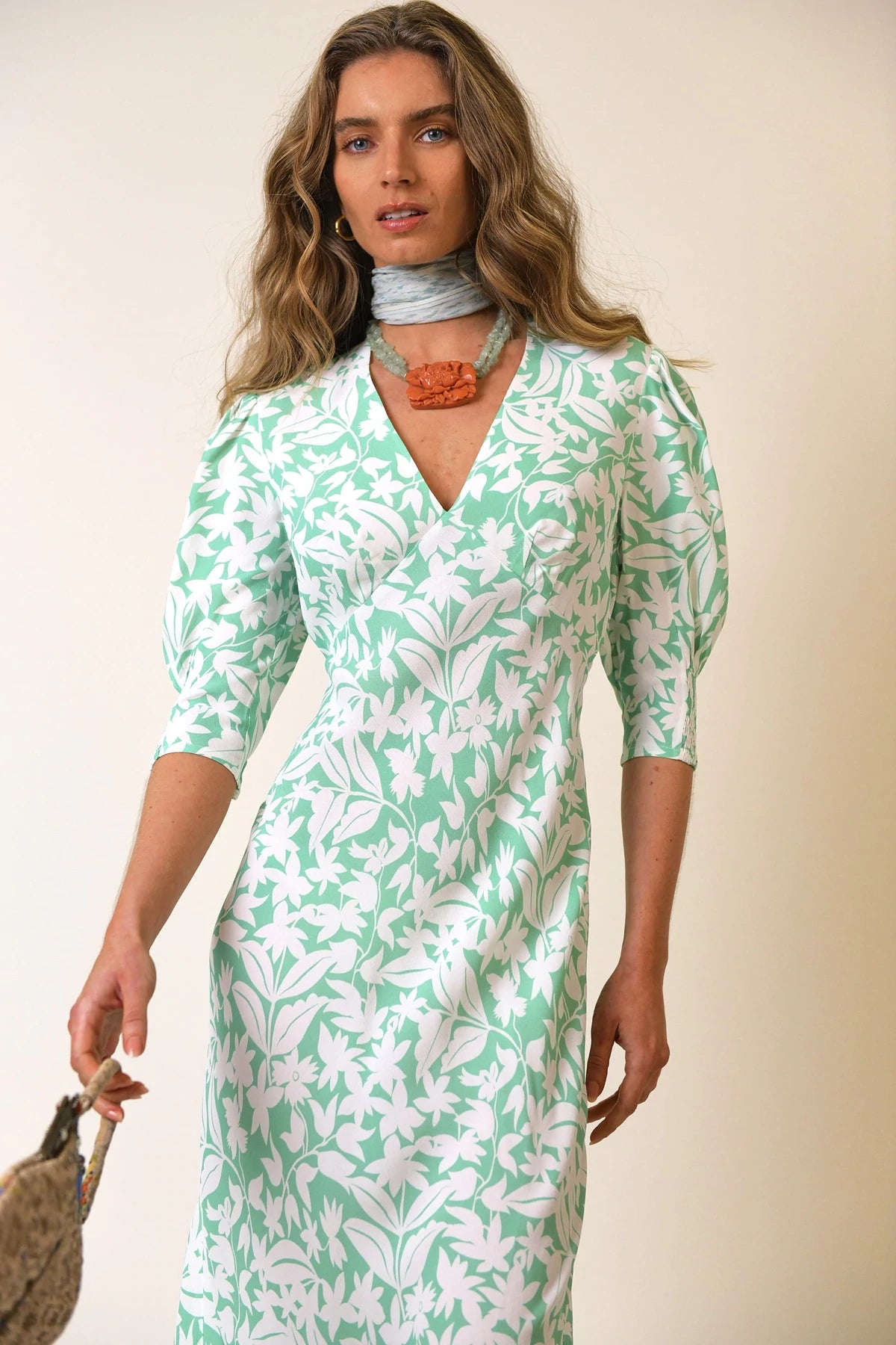 Zadie Dress Green Palm Toscani Australia