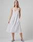 Invitation Dress Sleeveless Embroidered Dress White