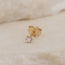 14k Gold Single Diamond Earring