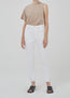Riley Crop Jean in White Whip