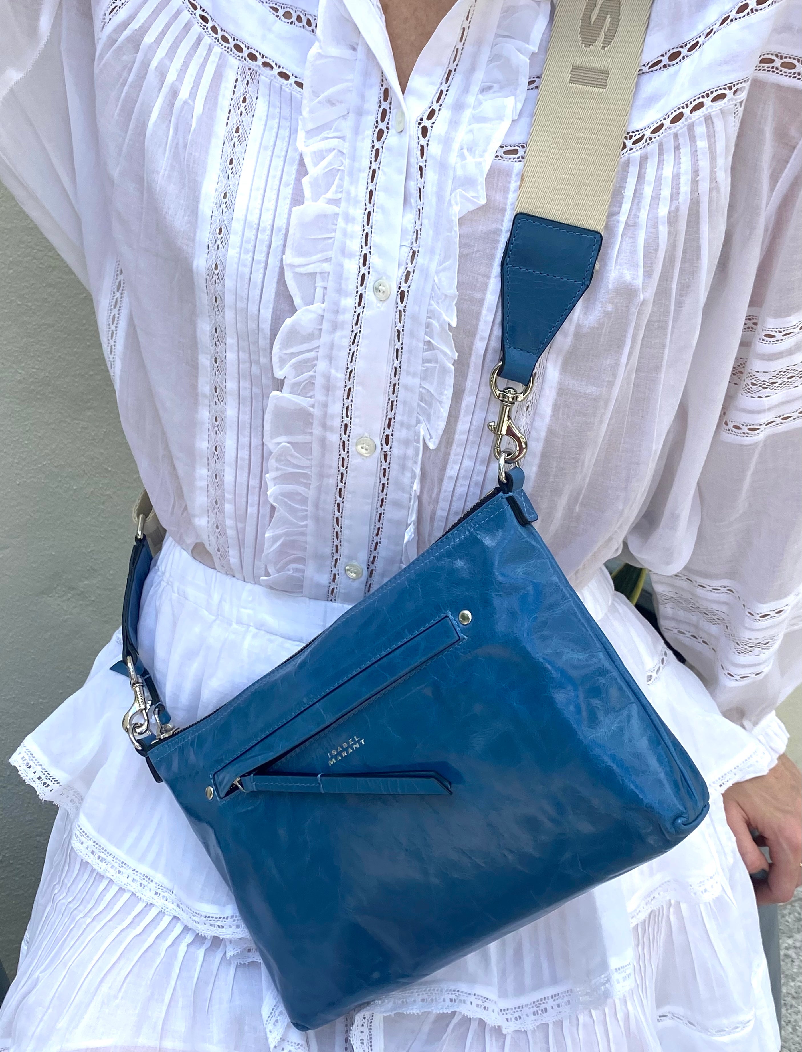 Nessah Crossbody Bag Azure Toscani Australia