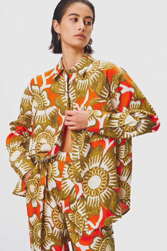 Adele Shirt Poppy Multi