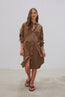 Chiara Maxi Shirt Dress Coffee