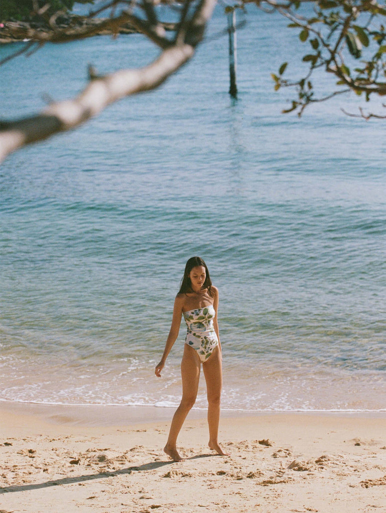 Halcyon Strapless One Piece Isles