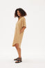 Chiara Short Sleeve Shirt Dress Toffee