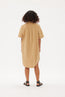 Chiara Short Sleeve Shirt Dress Toffee