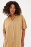 Chiara Short Sleeve Shirt Dress Toffee