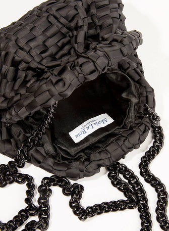Mini Game Bag Black Ribbon