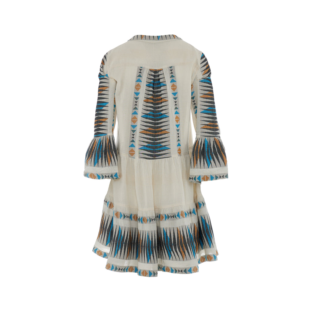 Paradise Dress Blue Camel