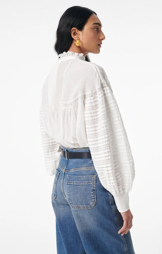 Dahlia Blouse White