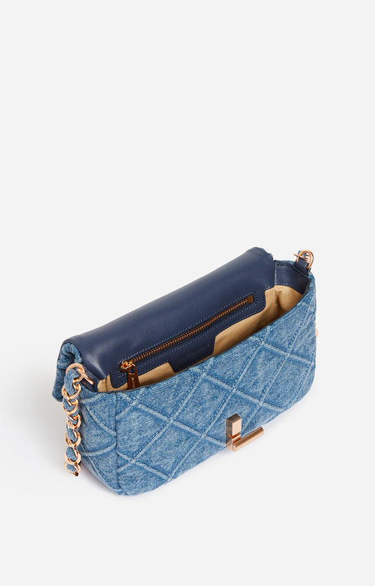 Moon Bag Medium Bleu Denim