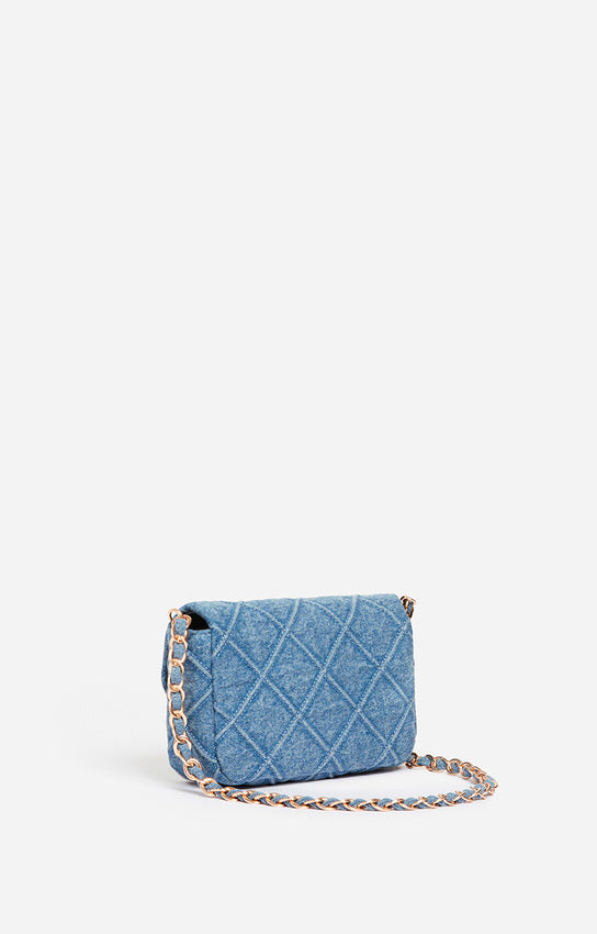 Moon Bag Medium Bleu Denim