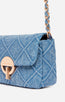 Moon Bag Medium Bleu Denim