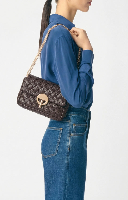 Moon Bag Medium Chocolate Brown