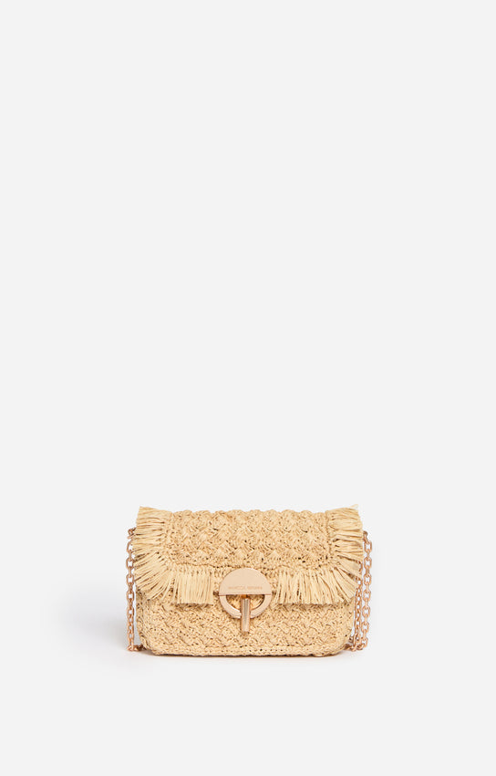Moon Bag Small Raffia