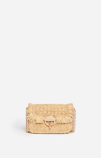 Moon Bag Small Raffia