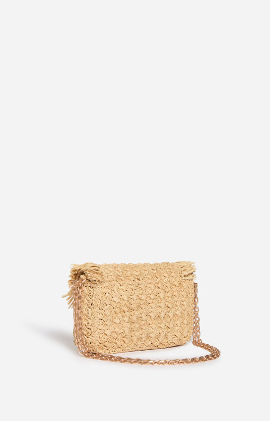 Moon Bag Small Raffia