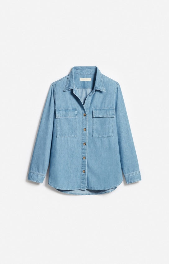 Dim Denim Shirt Bleu