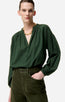 Nipoa Blouse Vert Fonce
