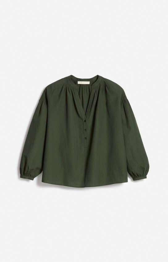 Nipoa Blouse Vert Fonce