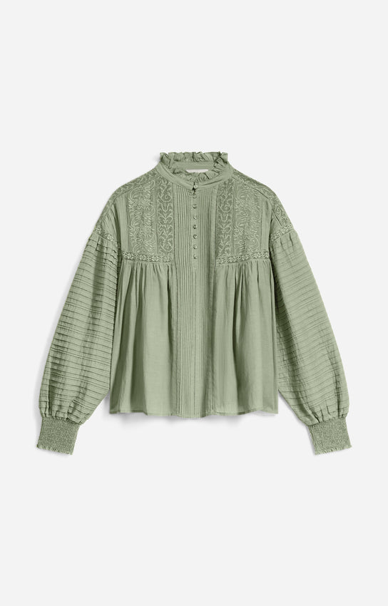 Dahlia Blouse Almond