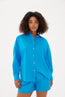 Chiara Poplin Shirt Cobalt