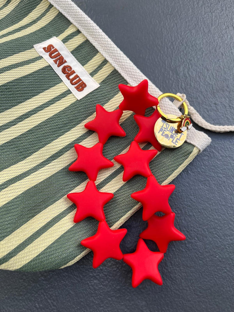 Star Strap Cherry Red