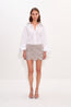Beep Beep Mini Skirt Satellite Silver
