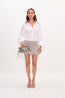 Beep Beep Mini Skirt Satellite Silver