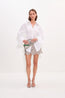 Beep Beep Mini Skirt Satellite Silver