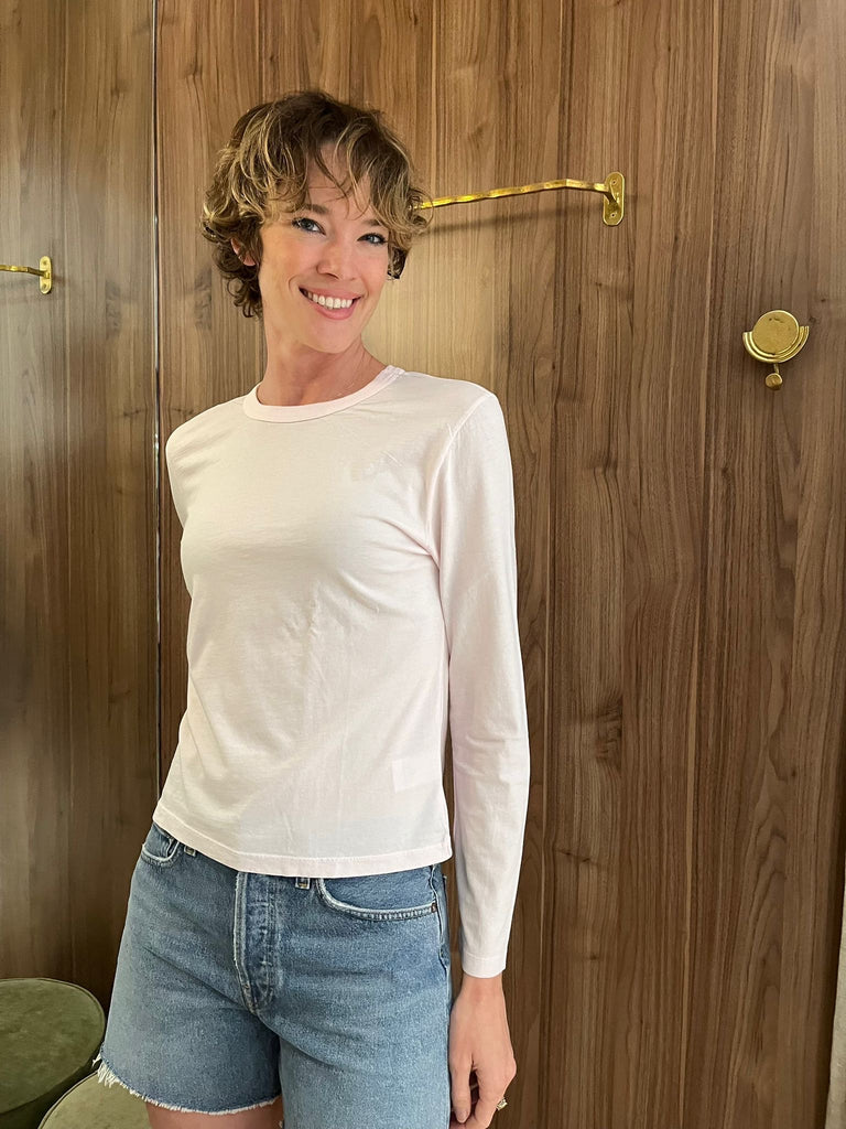 Scout Long Sleeve Jersey Tee Petal Pink