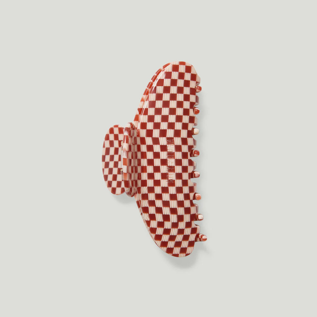 Grande Claw Clip Cherry Checkers