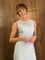 Idra Lace Applique Dress Adriatic
