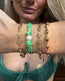 Fishermans Pearl Bracelet Playa Green