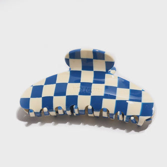 Grande Claw Clip Santorini Checkers