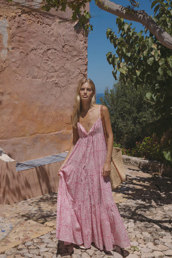 Odessa Dress Paradise Hibiscus