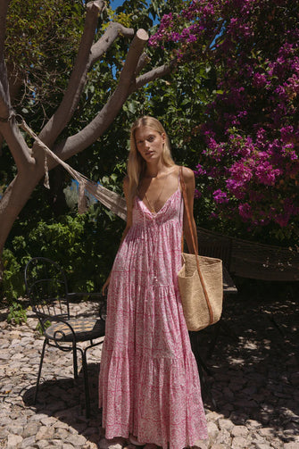 Odessa Dress Paradise Hibiscus