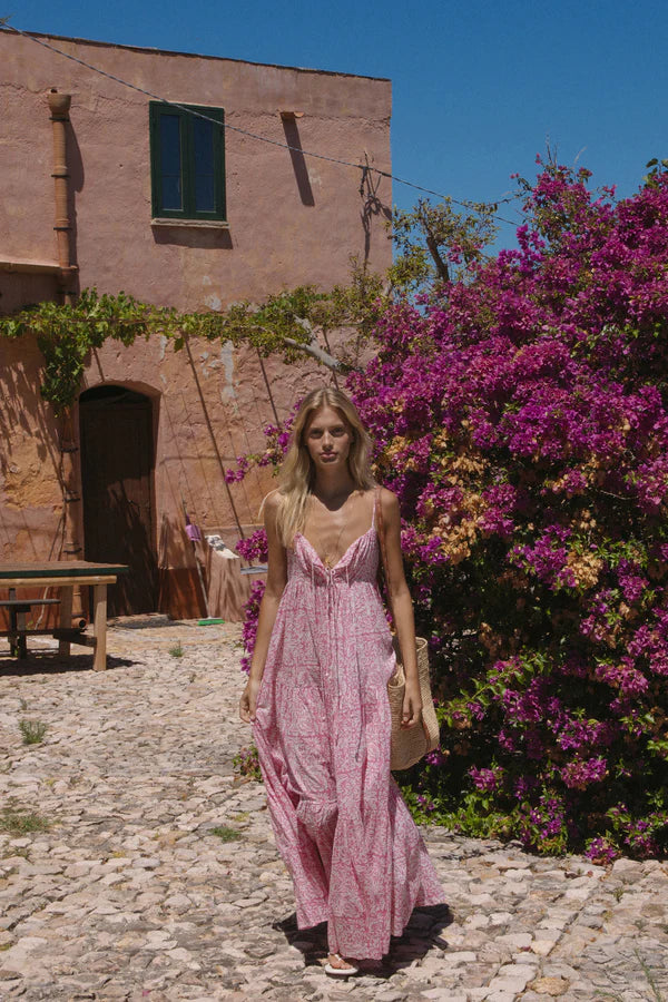 Odessa Dress Paradise Hibiscus