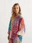 Kaleido Silk Smock Shirt