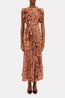 Ameline Silk Dress Rosette