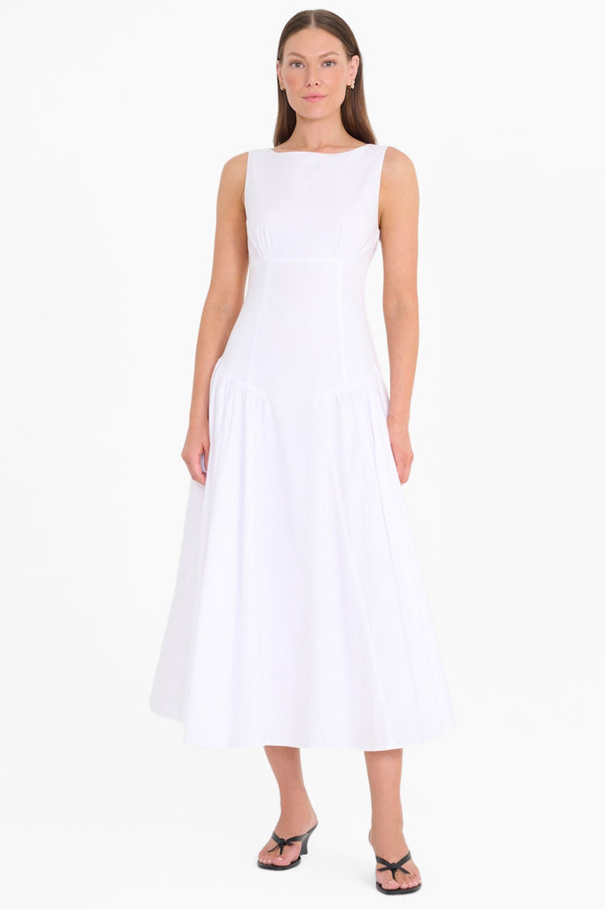 Gwen Dress White