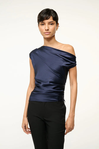 Phare Silk Top Navy