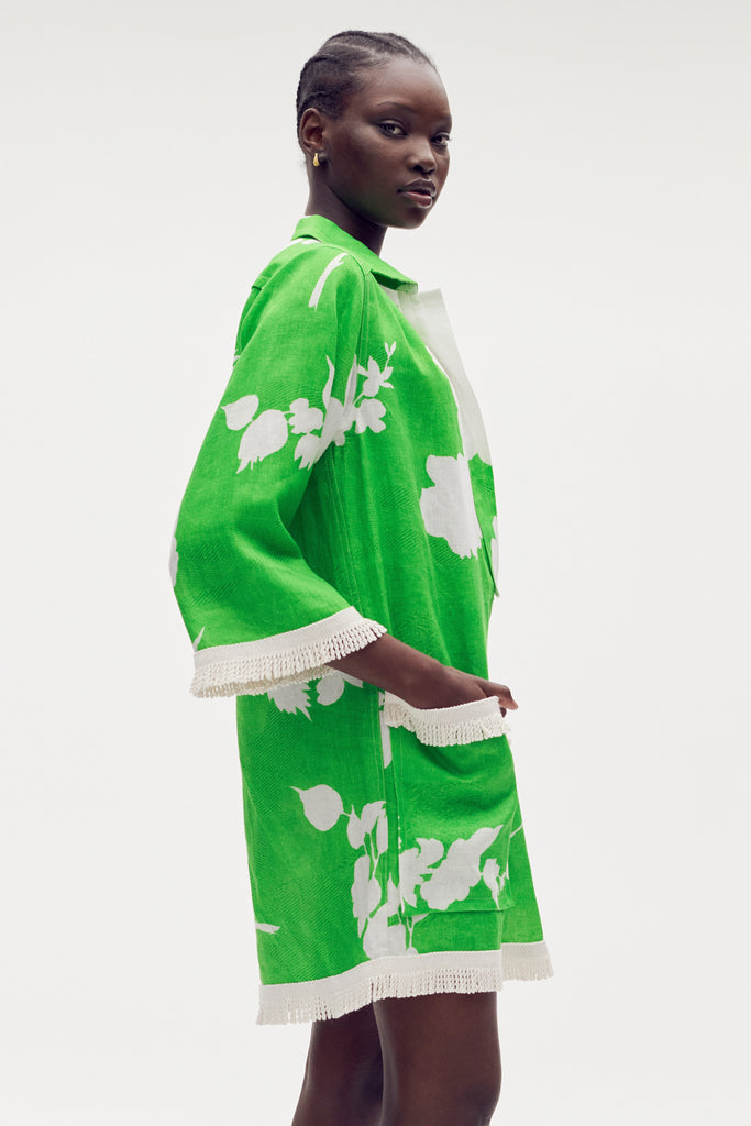 Shadow Floral Tunic Dress