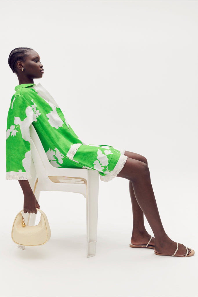 Shadow Floral Tunic Dress