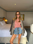 Kini Striped Tee Blue Stripe